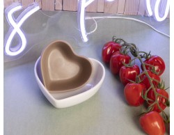 Bomboniera Matrimonio Claraluna set ciotole bianca media più tortora piccola