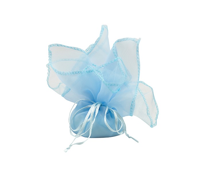 Bomboniera Harmony ORSETTO BABY BOY 3D AMORE - GIOIA - SOGNI 3 ASSORTITI CON FAZZOLETTO su Bomboniere Dolci Emozioni