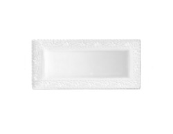 Vassoio Rettangolare 34x16 cm in Ceramica Alluminica - Eleganza e Versatilità  per la Tua Tavola