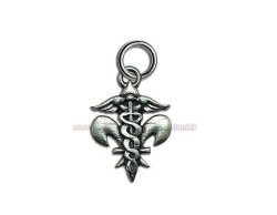 Bomboniera Laurea Ciondolo pedagogia in Metallo Argentato - Bomboniera Made in Italy