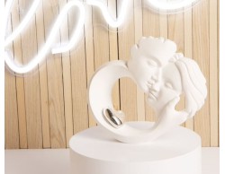 Bomboniera Matrimonio Claraluna 2024 coppia innamorati cuore argento