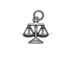 Bomboniera Laurea Ciondolo bilancia in Metallo Argentato - Bomboniera Made in Italy
