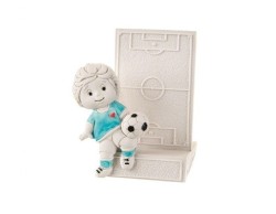 Bomboniere Prima Comunione PORTA CELLULARE CALCIATORE BIANCO