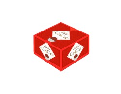 Confetti Maxtris Vassoio Cri Cri Rosso