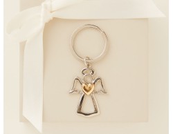 Portachiavi Angelo anello grande claraluna