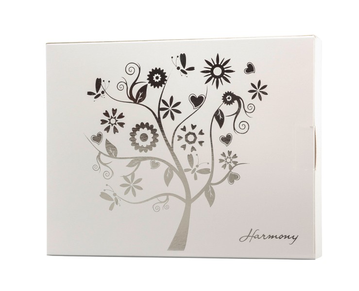 Bomboniera Prima comunione Harmony portafoto legno bianco con fiori su Bomboniere Dolci Emozioni