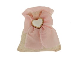 sacchetto retina baby bag rosa