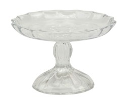 Bomboniera Matrimonio Harmony alzata porta dolci vetro