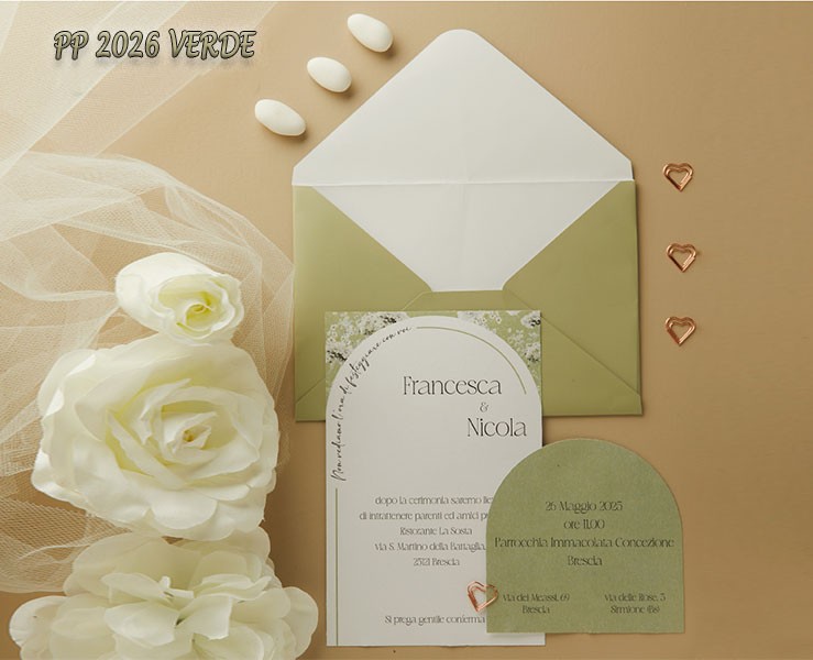 Bomboniera Claraluna 2026 Tagliere Bamboo Decoro Floreale Verde su Bomboniere Dolci Emozioni