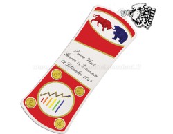 Bomboniera laurea biologia economia segnalibro personalizzato con scatola su Bomboniere Dolci Emozioni