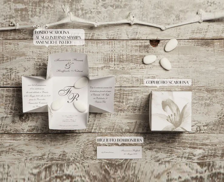 Bomboniera Matrimonio Claraluna - Piattino su Bomboniere Dolci Emozioni