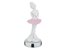 Bomboniere Prima Comunione Battesimo Ballerina Bianca/Rosa