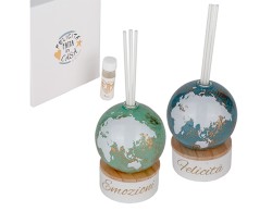 Bomboniera Matrimonio DIFFUSORE ECLISSI GLOBO  assortito 2 pezzi Etiemme