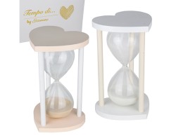 Bomboniera Matrimonio Clessidra a Cuore Sequenze Media assortito 2 pezzi Etiemme