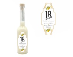 Bomboniera 18&deg; compleanno - Crema di Liquore al Limone n 100 ml