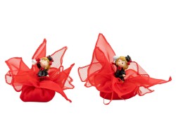 Sacchetto harmony 2024 BIMBA LAUREA 3D RESINA 3 ASS. CON FAZZOLETTO su Bomboniere Dolci Emozioni