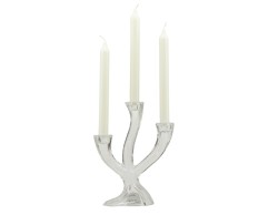 Bomboniera Matrimonio Harmony portacandela 3 luci vetro con 3 candele