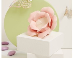Bomboniera Claraluna Candela Rosa in Porcellana rosa