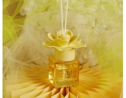 Bomboniera Claraluna 2026 Diffusore con Fiore Giallo 100 ml