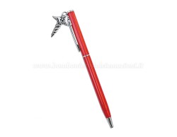 Bomboniera Laurea penna con ciondolo caduceo laurea farmacia