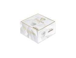 Confetti Maxtris Vassoio DIAMOND Noisettes Bianco