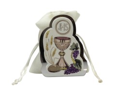 SCATOLINA LEGNO ALBERO CON CALICE STAMPATO A COLORI