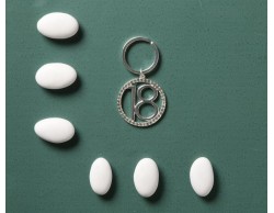 Portachiavi Silver 18&deg; grande