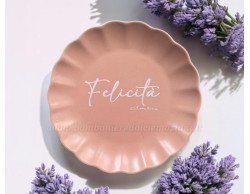 Bomboniera Matrimonio Claraluna - Piattino "Felicità " in Porcellana