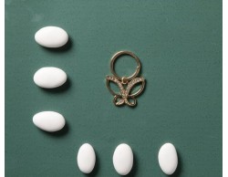 Portachiavi Oro Farfalla grande