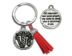 Bomboniera laurea infermieristica portachiavi con scatola