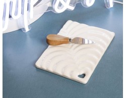 Bomboniera Matrimonio Claraluna tagliere onde più coltellino