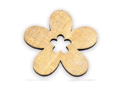 Fiore traforato applicazione legno