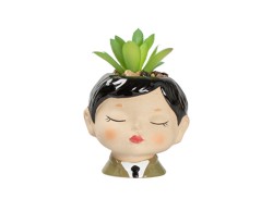 Bomboniera harmony PORTA PIANTINA BOY 2 ASS. CON PIANTINA INCLUSA CON BOX E FAZZOLETTO su Bomboniere Dolci Emozioni