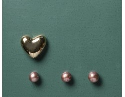 Magnete cuore oro claraluna