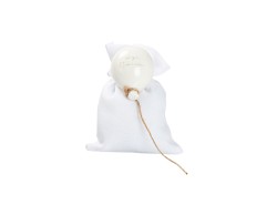 Harmony MAGNETE PALLONCINO BIANCO CON CORDA E CON 4 FRASI ASSORTITE CON SACCHETTO su Bomboniere Dolci Emozioni