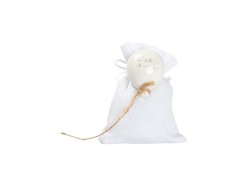 Harmony MAGNETE PALLONCINO BIANCO CON CORDA E CON 4 FRASI ASSORTITE CON SACCHETTO su Bomboniere Dolci Emozioni