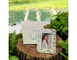 Bomboniera Matrimonio Mariella Martini Portafoto Mani Con Cuore