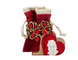 Sacchetto harmony 2024 SCATOLINA LEGNO ALBERO CON GUFO LAUREA