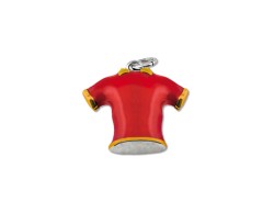 Ciondolo Maglia Calcio Roma Smaltato