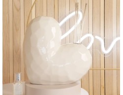 Bomboniera Matrimonio Claraluna 2024 diffusore cuore bianco grande