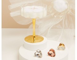 Bomboniera Matrimonio Claraluna candela in bicchiere gold