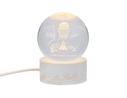 BOMBONIERA LAMPADA GLOBO IN VETRO COMUNIONE