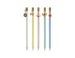 Bomboniera Compleanno matita con ciondolo tema natura (6 Varianti)