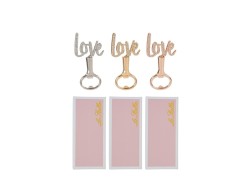 Bomboniera Compleanno APRIBOTTIGLIE LOVE IN METALLO (3 Varianti)