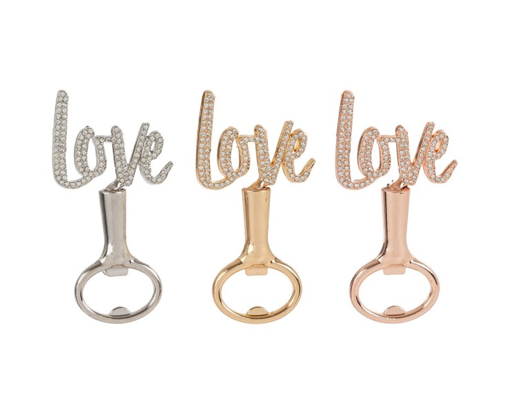 Bomboniera Compleanno APRIBOTTIGLIE LOVE IN METALLO (3 Varianti) su Bomboniere Dolci Emozioni