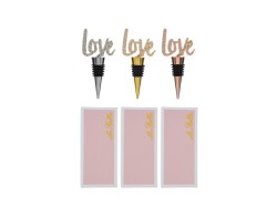 Bomboniera Compleanno TAPPO LOVE IN METALLO (3 Varianti)