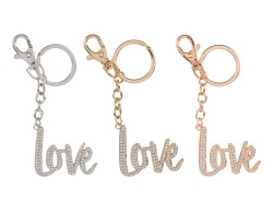 Bomboniera Compleanno PORTACHIAVI LOVE IN METALLO (3 Varianti) su Bomboniere Dolci Emozioni