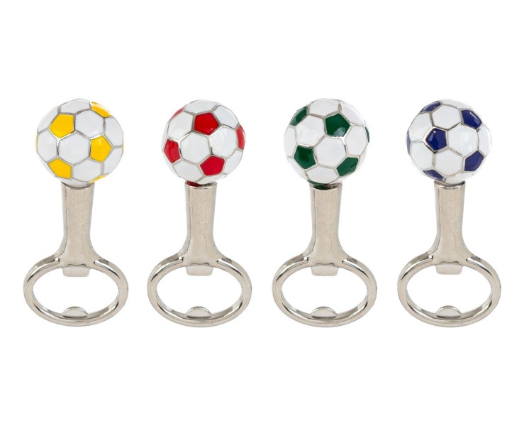 Bomboniera Compleanno APRIBOTTIGLIE PALLONE IN METALLO (4 Varianti) su Bomboniere Dolci Emozioni