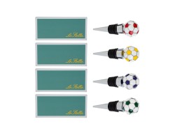 Bomboniera Compleanno TAPPO PALLONE IN METALLO (4 Varianti)