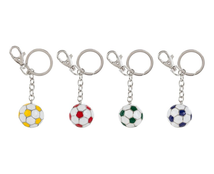Bomboniera Compleanno PORTACHIAVI PALLONE IN METALLO (4 Varianti) su Bomboniere Dolci Emozioni